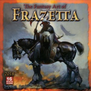 FANTASY ART OF FRANK FRAZETTA - 2018 CALENDAR ***sleva 50%!***