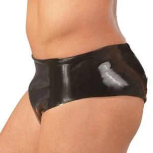 Latexové slipy s análním kolíkem