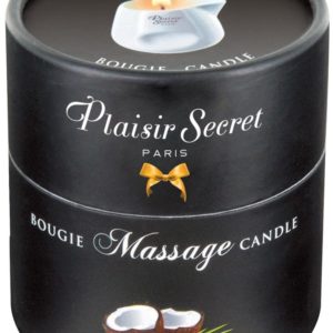 Masážní svíčka Plaisirs Secrets Candle Coconut (80 ml)