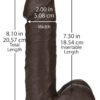 Doc Johnson Vac-U-Lock Realistic Cock 8 Inch - Image 2