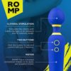ROMP Flip Wand Massager Blue - Image 2