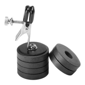 Master Series Onus Nipple Clip with Magnet Weights