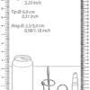 Ouch! Urethral Sounding Metal Plug with Ring - Image 2