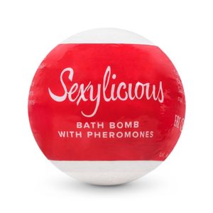 Obsessive Sexylicious BATH BOMB WITH PHEROMONES 100 g - červená - 100g