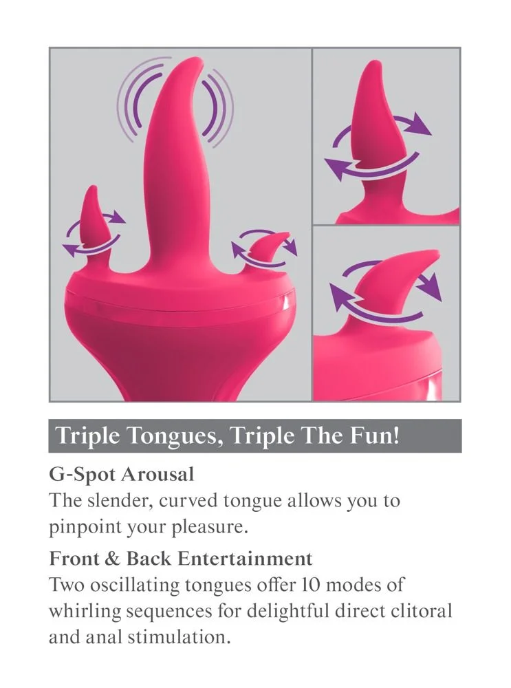 Pipedream 3Some Holey Trinity Triple Tongue - Obrázek 2