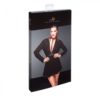 Noir Handmade Chiffon Minidress with Choker F150 - M - Image 2