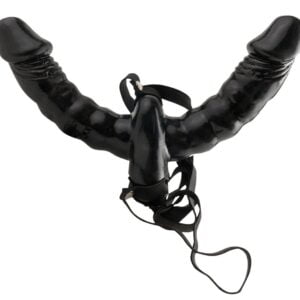 Fetish Fantasy Vibrating Double Delight Strap-On