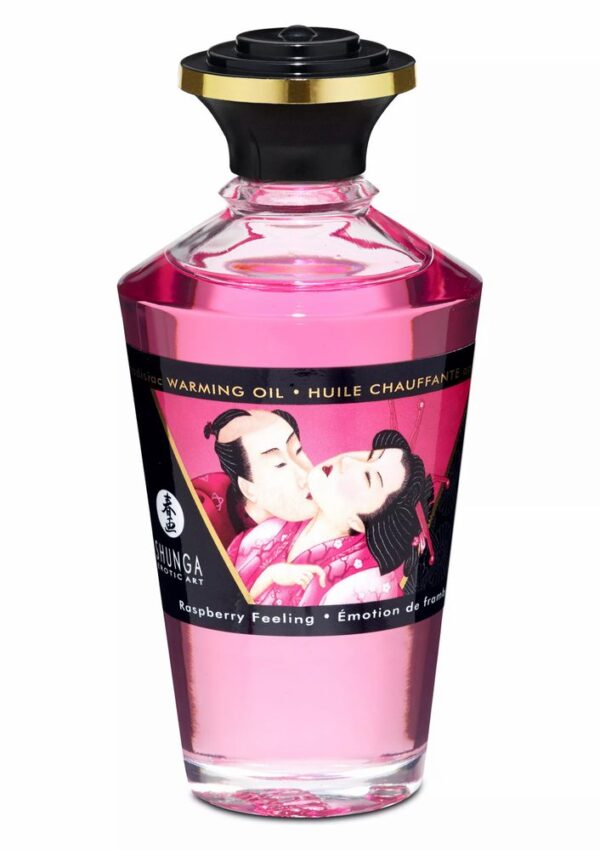 Shunga Aphrodisiac Warming Oil Raspberry Feeling 100ml