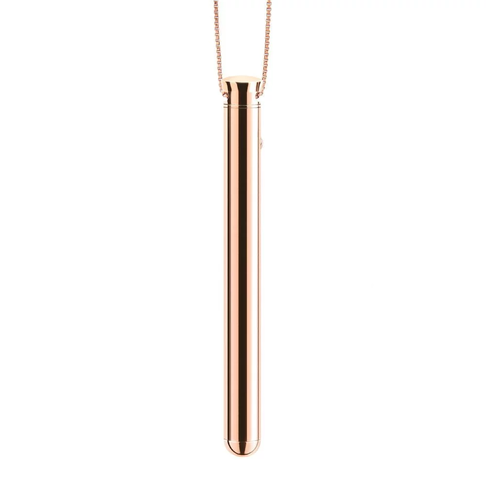 Le Wand Vibrating Necklace Rose Gold - Obrázek 2