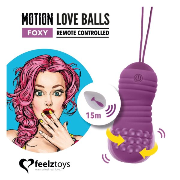 FeelzToys Remote Controlled Motion Love Balls Foxy