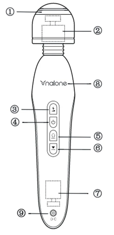 Nalone Electro Wand Vibrator - Obrázek 2