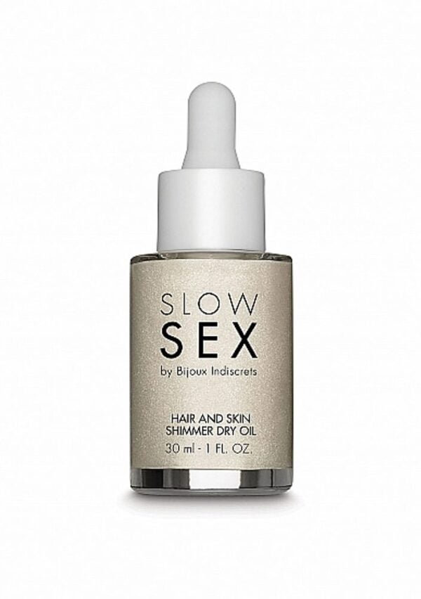 Bijoux Indiscrets Slow Sex Hair And Skin Shimmer Dry Oil 30ml