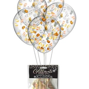 Little Genie Productions Glitterati Boobie Confetti Balloons
