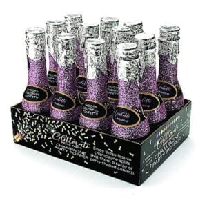 Little Genie Productions Glitterati Champagne Confetti Display of 12