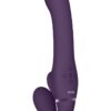 VIVE Ai Dual Vibrating & Air Wave Tickler Strapless Strapon Purple - Image 2