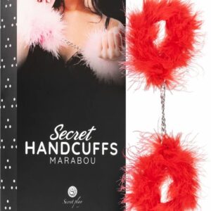 Secret Play Red Marabou Handcuffs