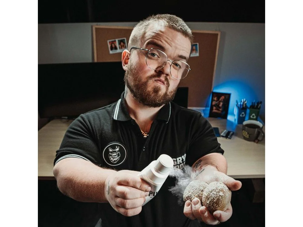 Angry Beards Pudr na kule intimní partie Sit & Chill 57 g - Obrázek 2