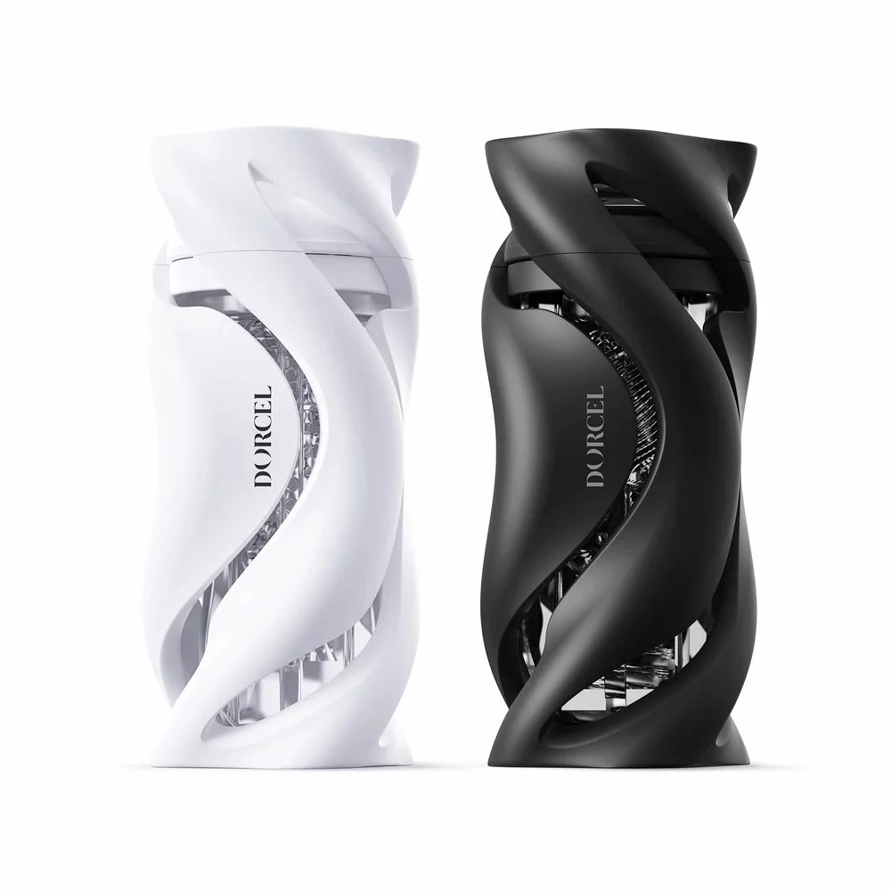 Dorcel Deep Blow Masturbator with Sleeve Black - Obrázek 2