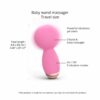 Love to Love Itsy Bitsy Mini Wand Vibrator Pink - Image 2