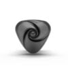 Mystim Hearts Desire eStim Lay-On Vibrator Black - Image 2