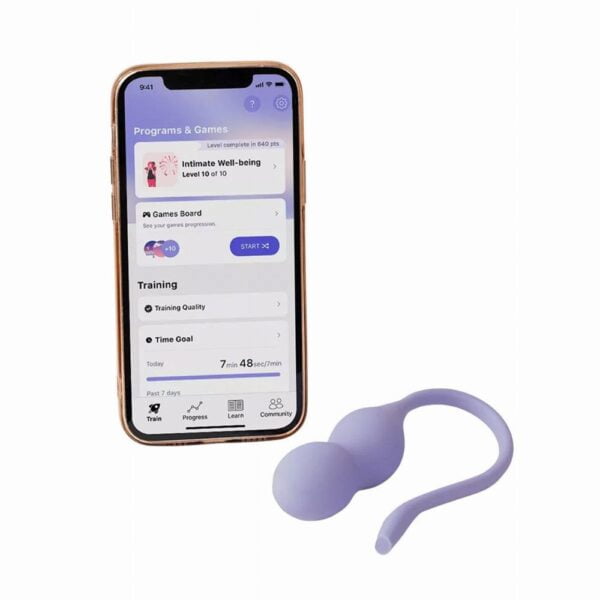 Perifit Care+ Pelvic Floor Trainer App Controlled Lilac