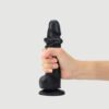 Strap-On-Me Sliding Skin Realistic Dildo Black XXL - Image 2