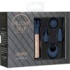 Pillow Talk Secrets Choices 6 Piece Mini Massager Set Navy Blue Rose Gold - Image 2