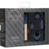 Pillow Talk Secrets Choices 6 Piece Mini Massager Set Navy Blue Rose Gold - Image 2