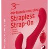 You2Toys Remote Controlled Strapless Strap-On 3 Motors Red - Image 2