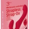 You2Toys Remote Controlled Strapless Strap-On 3 Motors Red - Obrázek 2