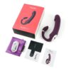 Tracy's Dog C Shape Double-Ended Dildo Vibrator Purple - Image 2