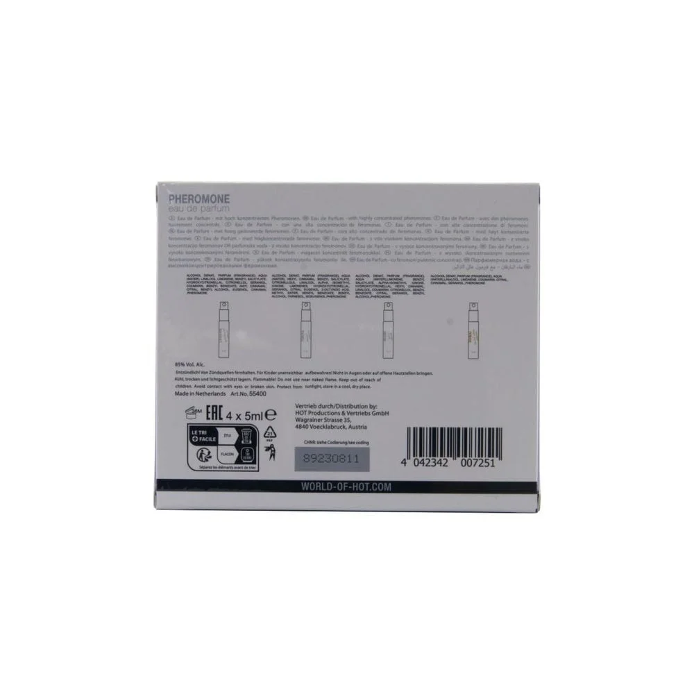 HOT Pheromone Perfume Box For Her 4x5 ml - Obrázek 2