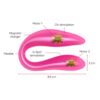 Oninder Lisboa G-spot & Clitoral Stimulator + App Pink - Image 2