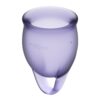 Satisfyer Feel Confident Menstruační kalíšek sada 2 menstruačních kalíšků 15 ml + 20 ml Lilac - Image 2