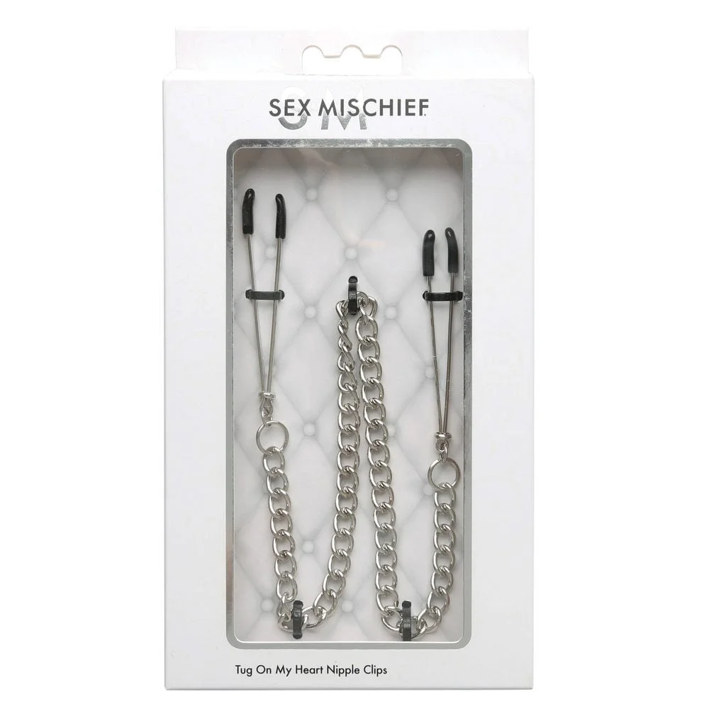 Sportsheets Tug On My Heart Nipple Clips - Obrázek 2