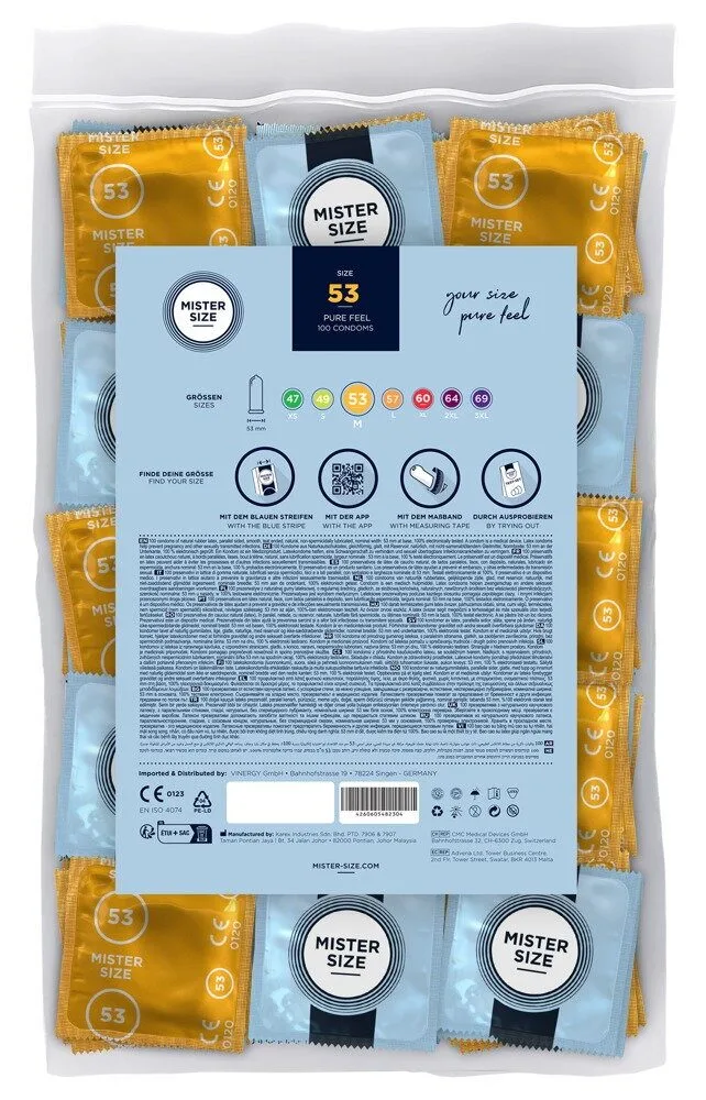 Mister Size Thin 53mm 100ks - Obrázek 2