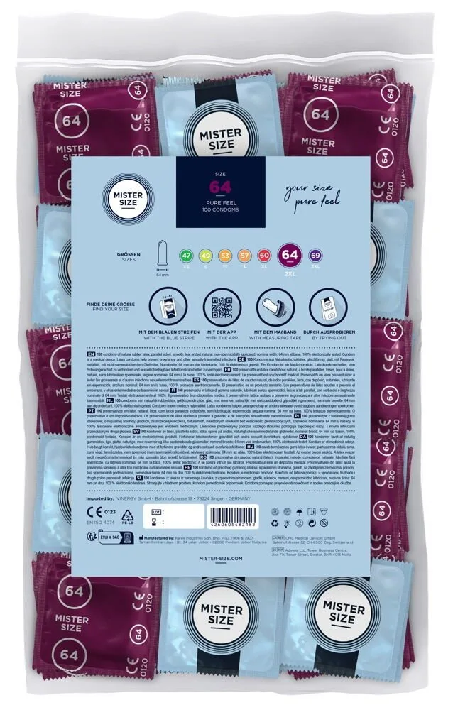 Mister Size Thin 64mm 100ks - Obrázek 2
