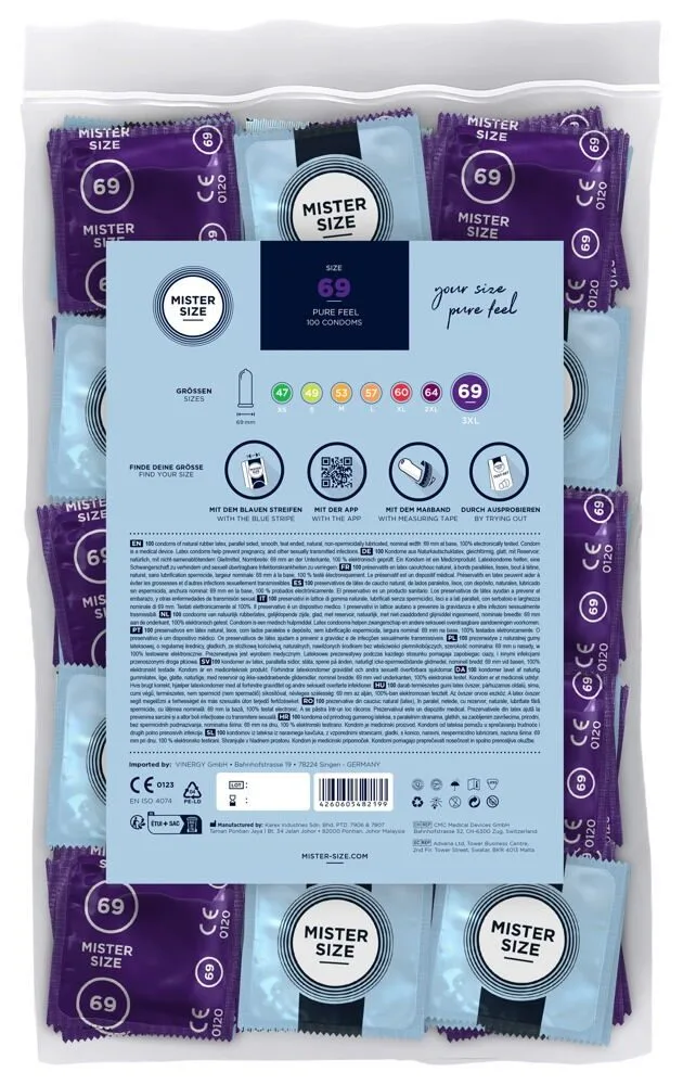Mister Size Thin 69mm 100ks - Obrázek 2