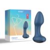 HoneyPlayBox Frenzy Pressure Sensing App-Controlled Rotating Butt Plug Blue - Image 2