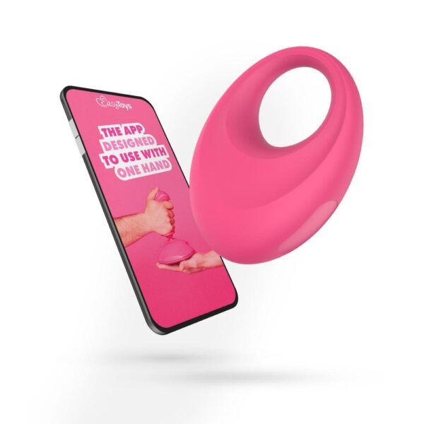EasyConnect Vibrating Cockring Leo App-Controlled Pink