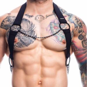 H4RNESS by C4M Black Chain Harness - L/XL