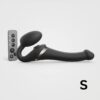 Strap-on-me S - připínací vibrátor s tlakovou vlnou - (černý)
