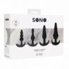 Sono No.80 4-Piece Butt Plug Set Black - Image 2