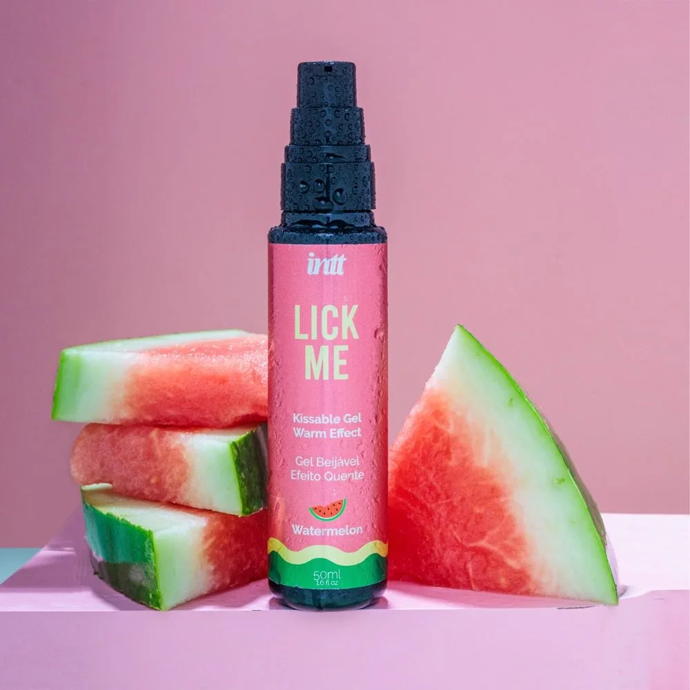INTT Lick meSlíbatelný gel s hřejivým efektem Watermelon 50 ml - Obrázek 2