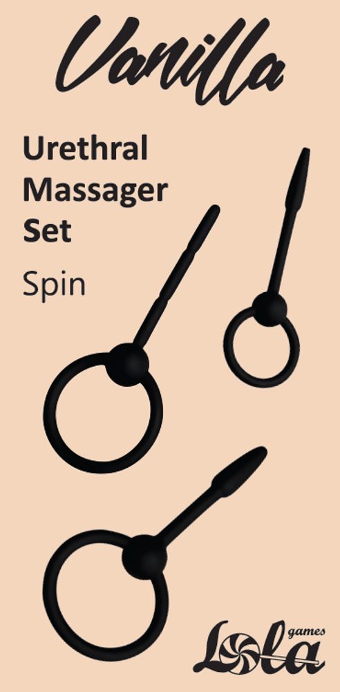 Sada uretrálních masážních sond Vanilla Spin