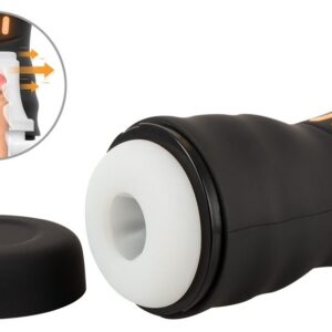 You2Toys Gyro otáčivý vibrující masturbátor černý