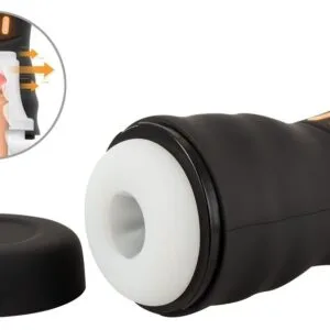 You2Toys Gyro otáčivý vibrující masturbátor černý