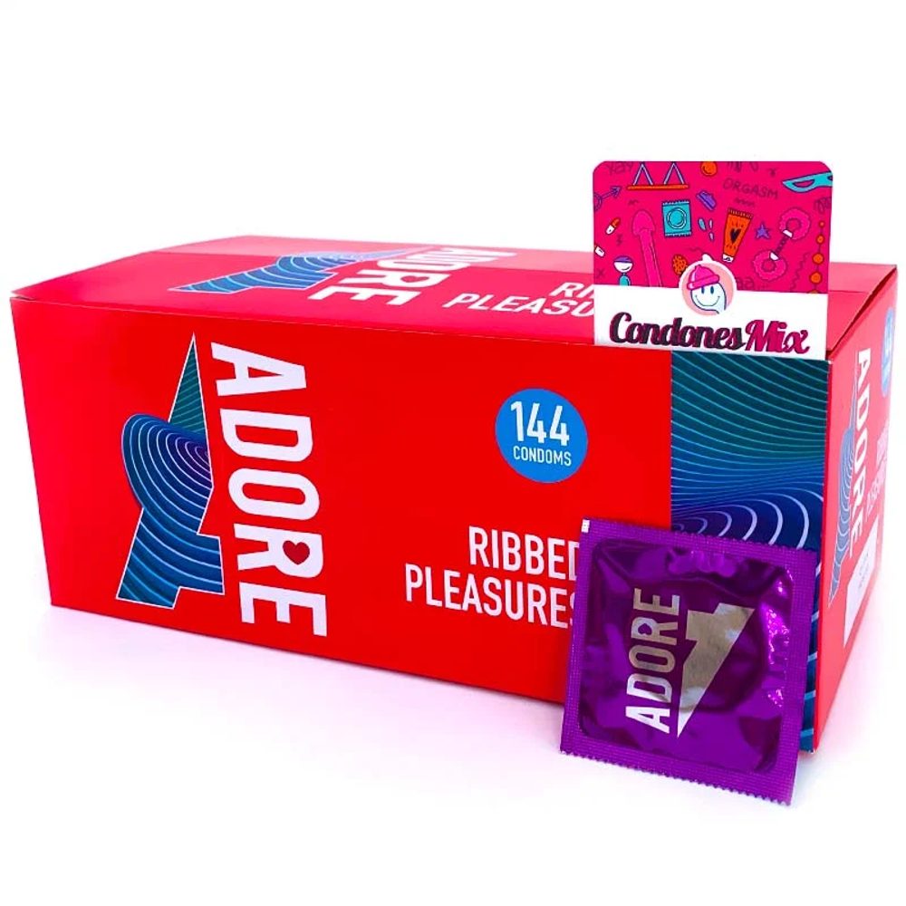 Pasante Adore Ribbed 144ks - Obrázek 2