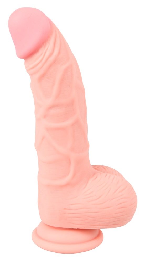 You2Toys Medical Silicone Dildo 20 cm silikonové dildo s přísavkou a varlaty