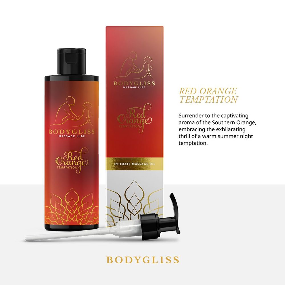BodyGliss Massage Collection Silky Soft Oil Red Orange 150 ml - Obrázek 2